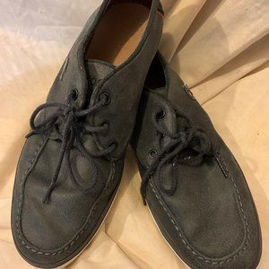 Lacoste Deck Shoes Dark Blue Suede. Size 10